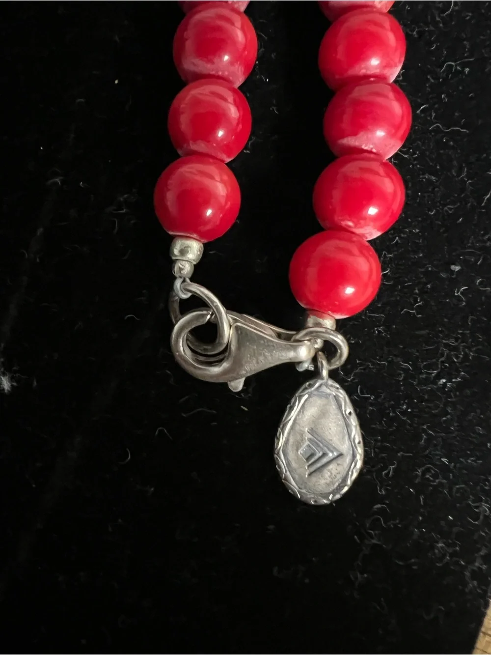 SILPADA sterling silver retired coral necklace and bracelet set